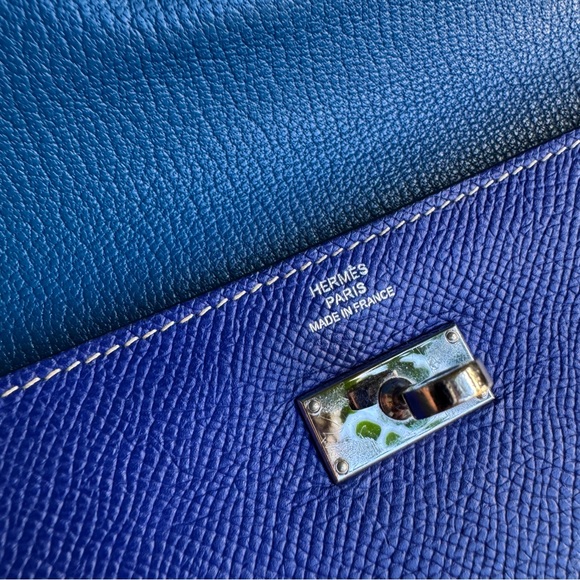 Hermès Kelly Epsom Bicolor Leather Wallet - Picture 12 of 16
